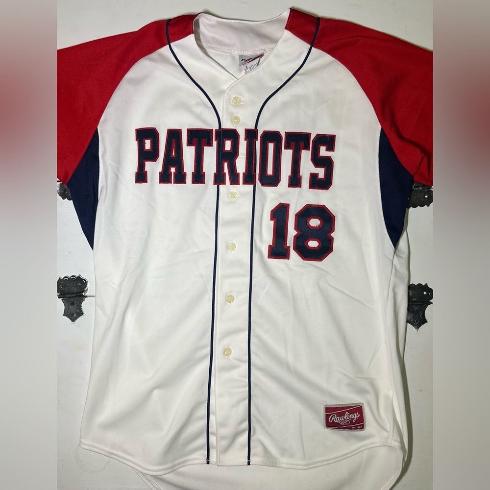 Patriots button up Jersey